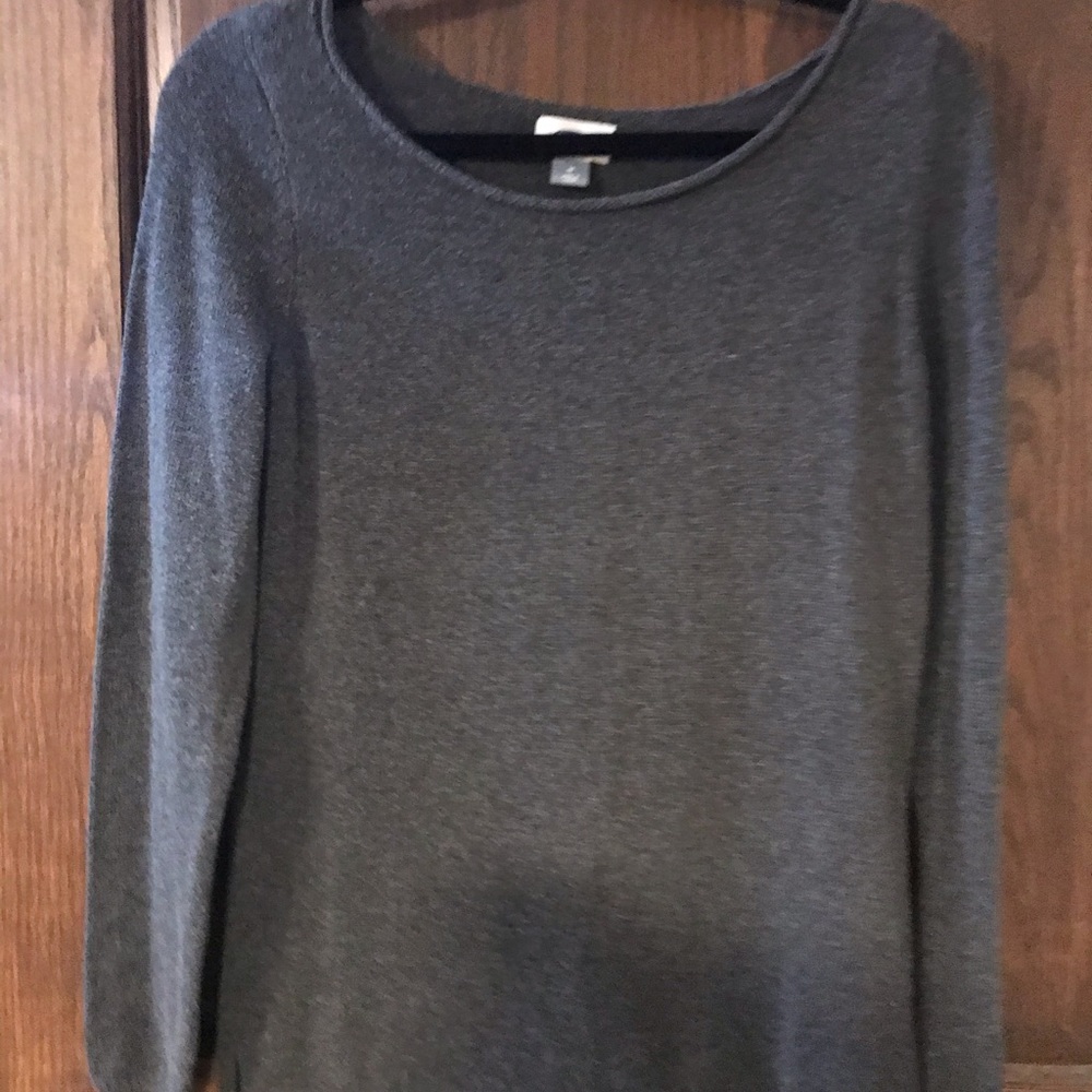 Dark gray long sleeve shirt